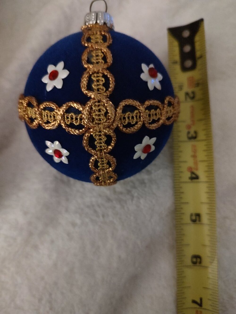 CHRISTMAS ORNAMENTS STYROFOAM WEST GERMANY Vintage 6